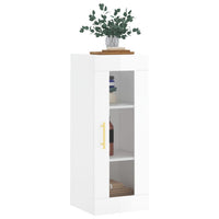 Thumbnail for Wandschrank Hochglanz-Weiß 34,5x34x90 cm