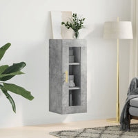 Thumbnail for Wandschrank Betongrau 34,5x34x90 cm