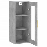 Thumbnail for Wandschrank Betongrau 34,5x34x90 cm