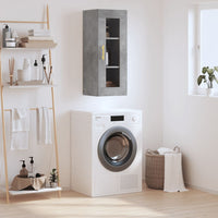 Thumbnail for Wandschrank Betongrau 34,5x34x90 cm