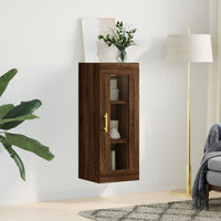 Thumbnail for Wandschrank Braun Eichen-Optik 34,5x34x90 cm