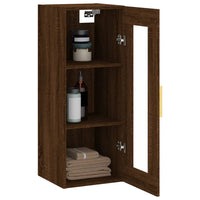 Thumbnail for Wandschrank Braun Eichen-Optik 34,5x34x90 cm
