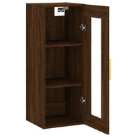 Thumbnail for Wandschrank Braun Eichen-Optik 34,5x34x90 cm
