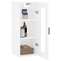 Thumbnail for Wandschrank Weiß 34,5x34x90 cm