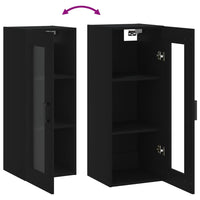 Thumbnail for Wandschrank Schwarz 34,5x34x90 cm