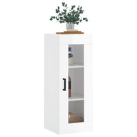 Thumbnail for Wandschrank Hochglanz-Weiß 34,5x34x90 cm