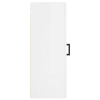 Thumbnail for Wandschrank Hochglanz-Weiß 34,5x34x90 cm