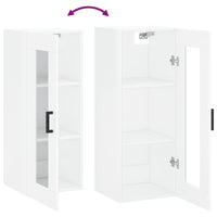 Thumbnail for Wandschrank Hochglanz-Weiß 34,5x34x90 cm