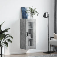 Thumbnail for Wandschrank Betongrau 34,5x34x90 cm