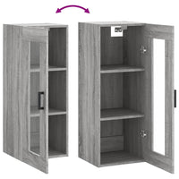 Thumbnail for Wandschrank Grau Sonoma 34,5x34x90 cm