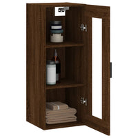 Thumbnail for Wandschrank Braun Eichen-Optik 34,5x34x90 cm