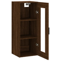 Thumbnail for Wandschrank Braun Eichen-Optik 34,5x34x90 cm