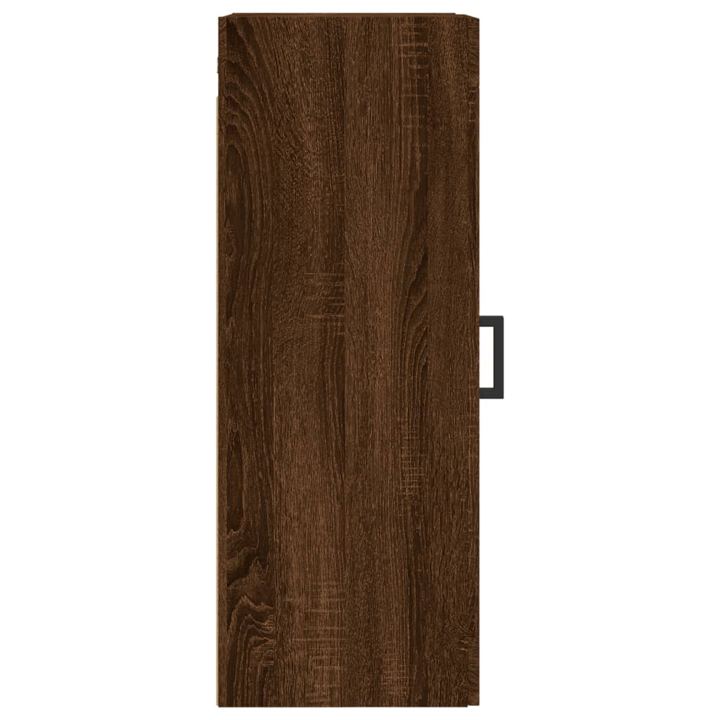 Wandschrank Braun Eichen-Optik 34,5x34x90 cm
