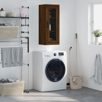 Thumbnail for Wandschrank Braun Eichen-Optik 34,5x34x90 cm