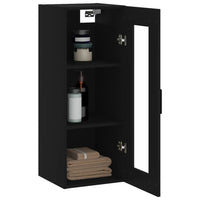 Thumbnail for Wandschrank Schwarz 34,5x34x90 cm