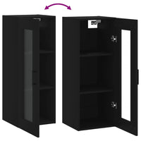 Thumbnail for Wandschrank Schwarz 34,5x34x90 cm