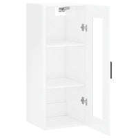 Thumbnail for Wandschrank Hochglanz-Weiß 34,5x34x90 cm
