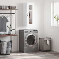 Thumbnail for Wandschrank Hochglanz-Weiß 34,5x34x90 cm