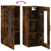 Thumbnail for Wandschrank Räuchereiche 34,5x34x90 cm