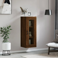 Thumbnail for Wandschrank Braun Eichen-Optik 34,5x34x90 cm