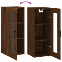 Thumbnail for Wandschrank Braun Eichen-Optik 34,5x34x90 cm