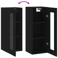 Thumbnail for Wandschrank Schwarz 34,5x34x90 cm