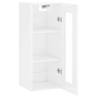 Thumbnail for Wandschrank Hochglanz-Weiß 34,5x34x90 cm