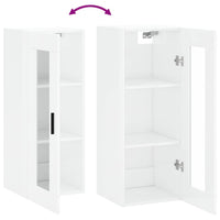 Thumbnail for Wandschrank Hochglanz-Weiß 34,5x34x90 cm