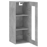 Thumbnail for Wandschrank Betongrau 34,5x34x90 cm