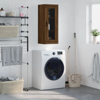Thumbnail for Wandschrank Braun Eichen-Optik 34,5x34x90 cm