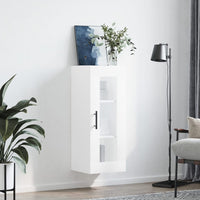 Thumbnail for Wandschrank Weiß 34,5x34x90 cm