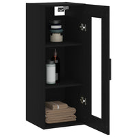 Thumbnail for Wandschrank Schwarz 34,5x34x90 cm