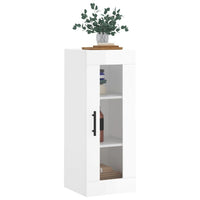 Thumbnail for Wandschrank Hochglanz-Weiß 34,5x34x90 cm