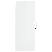 Thumbnail for Wandschrank Hochglanz-Weiß 34,5x34x90 cm