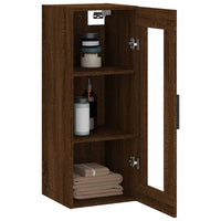 Thumbnail for Wandschrank Braun Eichen-Optik 34,5x34x90 cm