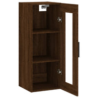 Thumbnail for Wandschrank Braun Eichen-Optik 34,5x34x90 cm