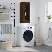 Thumbnail for Wandschrank Braun Eichen-Optik 34,5x34x90 cm