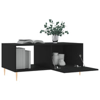 Thumbnail for Couchtisch Schwarz 90x50x40 cm Holzwerkstoff