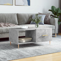 Thumbnail for Couchtisch Betongrau 90x50x40 cm Holzwerkstoff