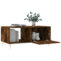 Thumbnail for Couchtisch Räuchereiche 90x50x40 cm Holzwerkstoff