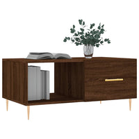 Thumbnail for Couchtisch Braun Eichen-Optik 90x50x40 cm Holzwerkstoff
