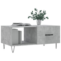Thumbnail for Couchtisch Betongrau 90x50x40 cm Holzwerkstoff
