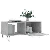 Thumbnail for Couchtisch Betongrau 90x50x40 cm Holzwerkstoff
