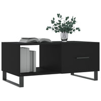 Thumbnail for Couchtisch Schwarz 90x50x40 cm Holzwerkstoff