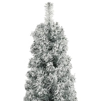 Thumbnail for Weihnachtsbaum Schlank mit Ständer Beschneit 300 cm PVC