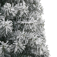 Thumbnail for Weihnachtsbaum Schlank mit Ständer Beschneit 300 cm PVC