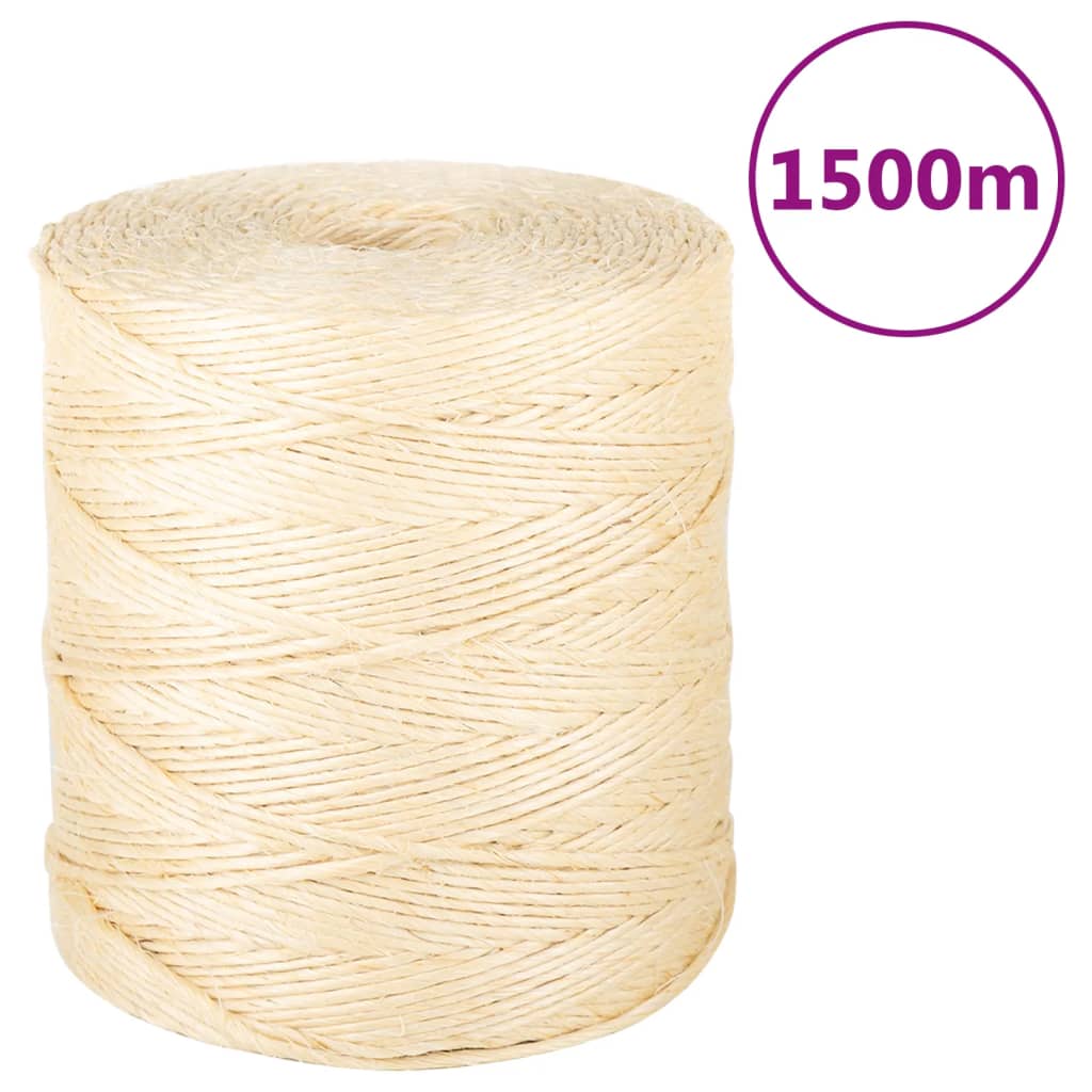 Seil 100% Sisal 2 mm 1500 m