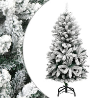 Thumbnail for Künstlicher Weihnachtsbaum Klappbar Beschneit 120 cm