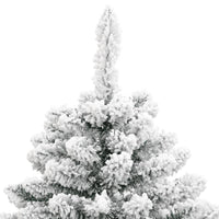 Thumbnail for Künstlicher Weihnachtsbaum Klappbar Beschneit 120 cm