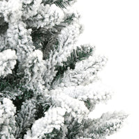 Thumbnail for Künstlicher Weihnachtsbaum Klappbar Beschneit 120 cm